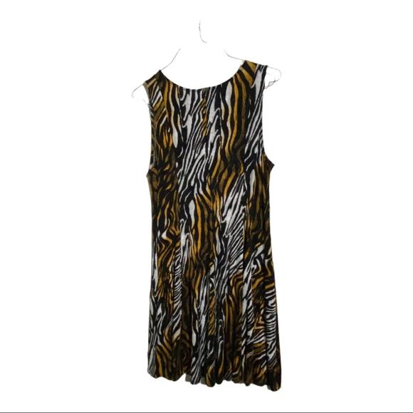 Premise Dress Animal Print Size Medium Short Sleeve Summer NEW - Picture 9 of 13